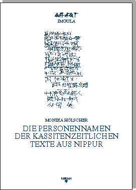Umschlag Imgula 1 - Hölscher - Personalnamen der kassitenzeitlichen Texte