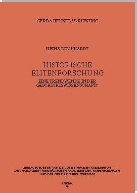 Umschlag Duchhardt - Historische Elitenforschung